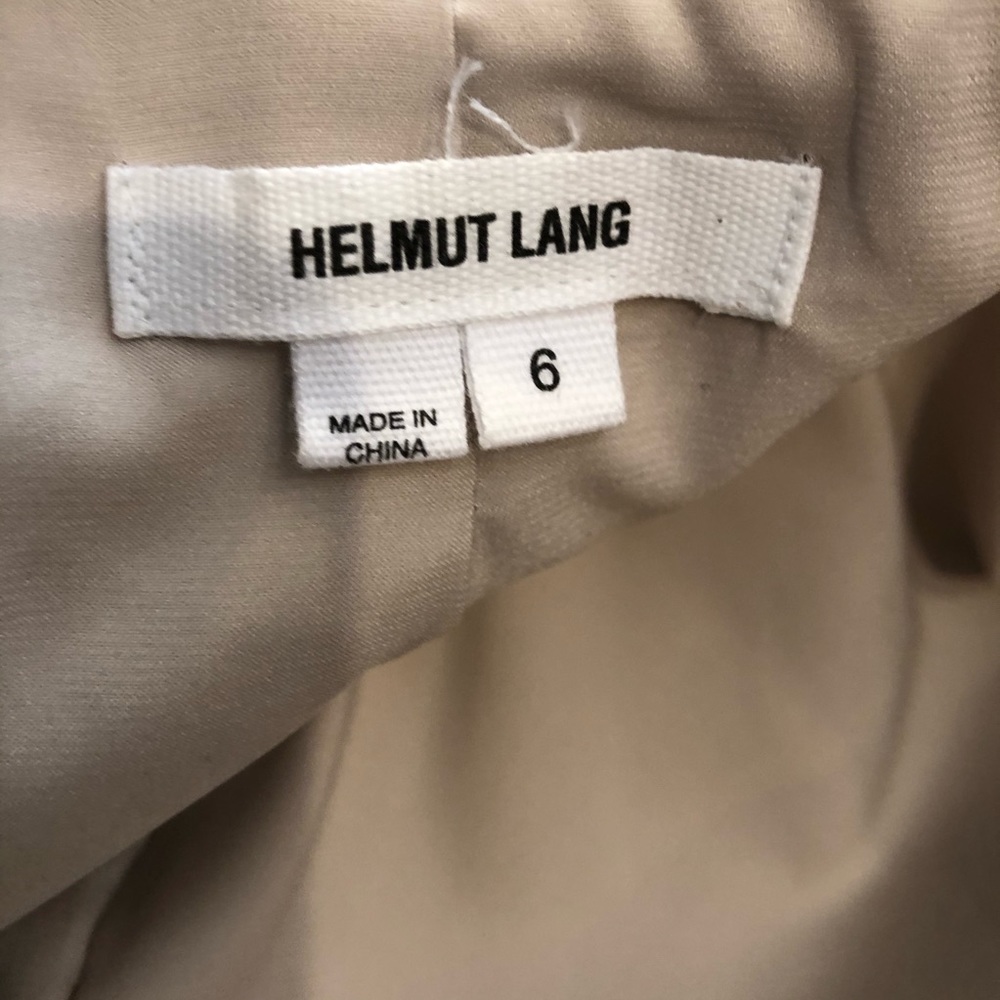 Helmut Lang Linen Blend Beige Women's Blazer - Picture 8 of 8